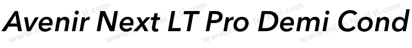 Avenir Next LT Pro Demi Cond Regula字体转换